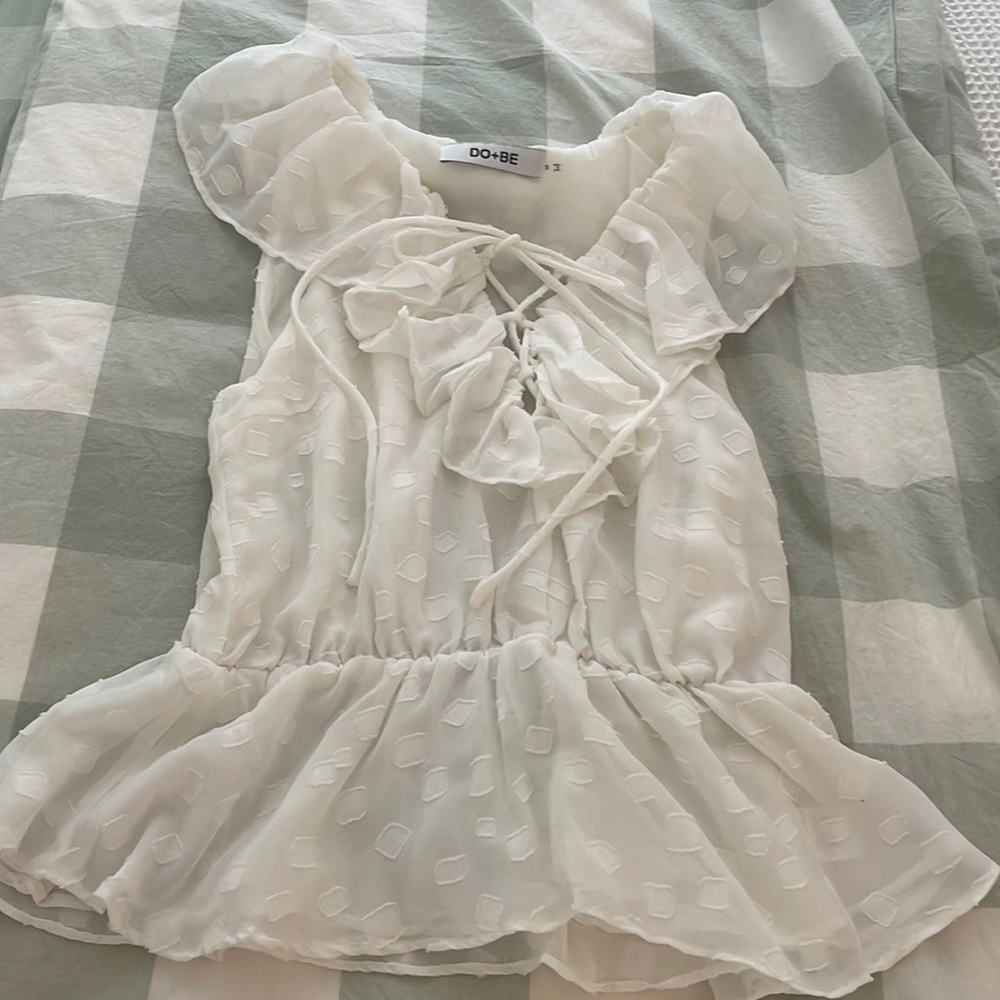 Peplum tank